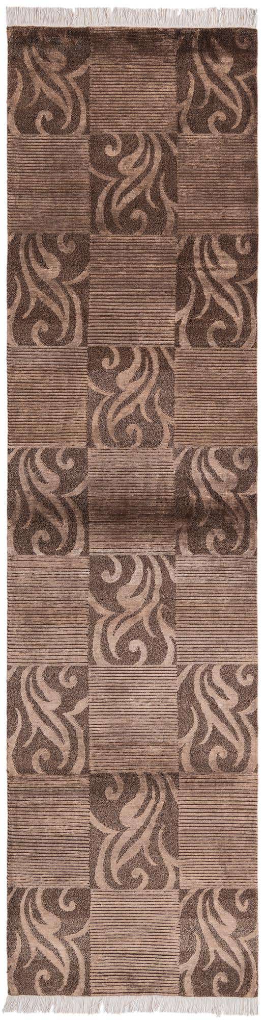 2' 7 x 10' 3 Hand Knotted Darya Wool Runner Rug