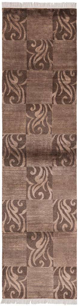 2' 7 x 10' 3 Hand Knotted Darya Wool Runner Rug