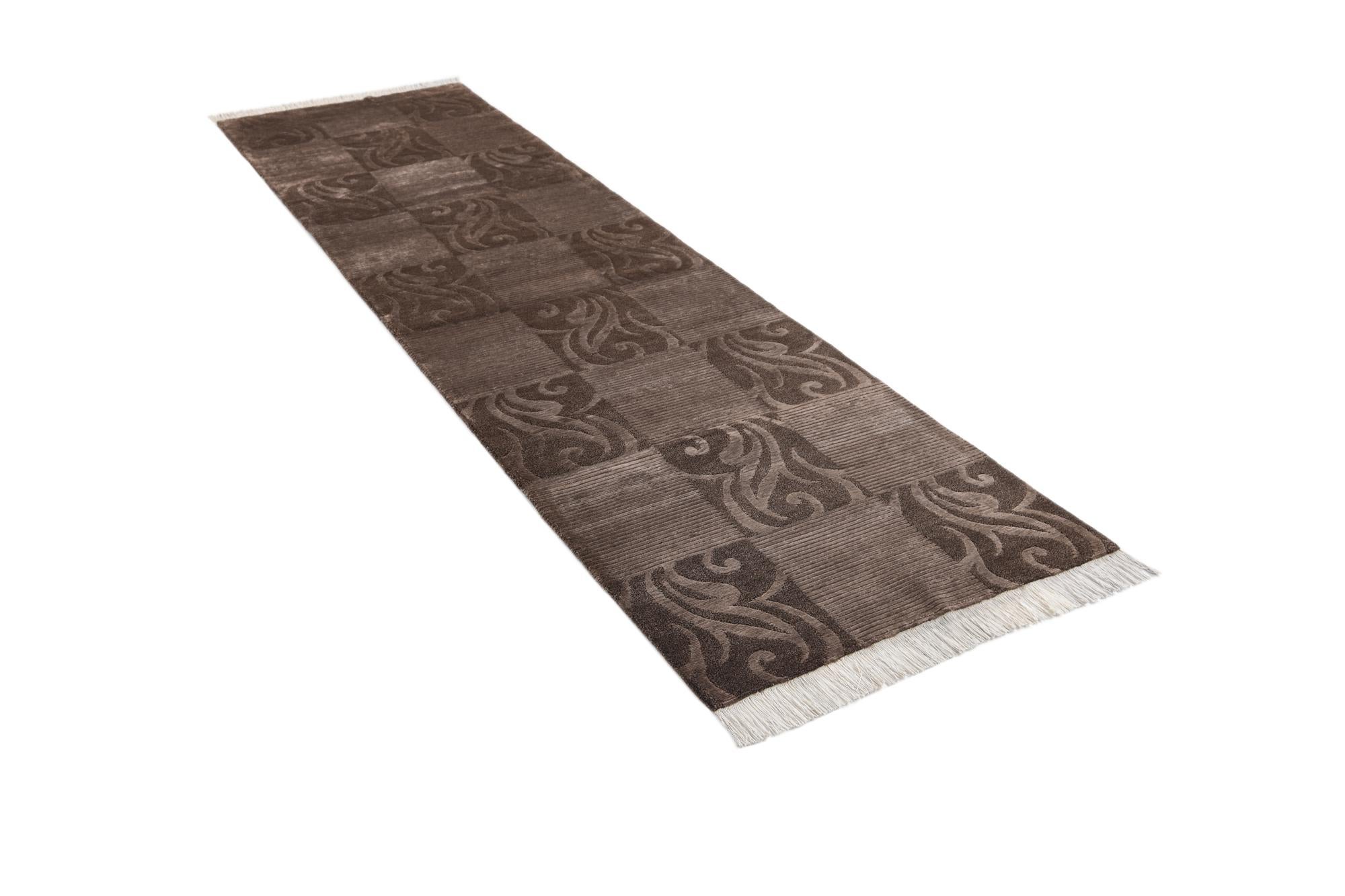 2' 9 x 10' 3 Hand Knotted Darya Wool Runner Rug