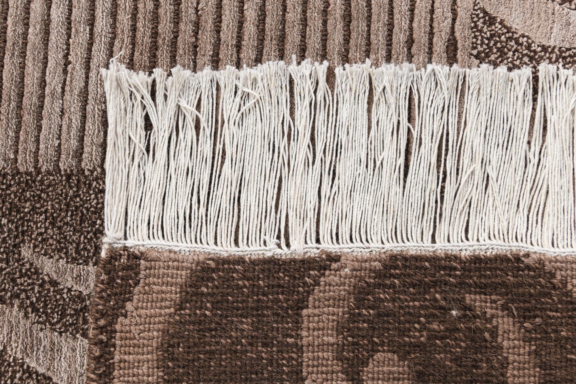2' 9 x 10' 3 Hand Knotted Darya Wool Runner Rug