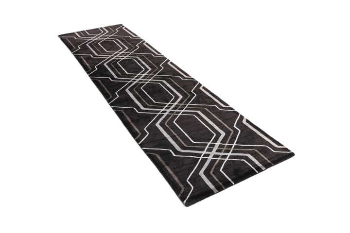 2' 8 x 9' 11 Hand Knotted Darya Wool Runner Rug