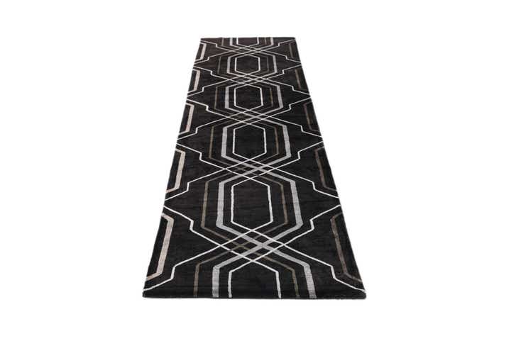 2' 8 x 9' 11 Hand Knotted Darya Wool Runner Rug