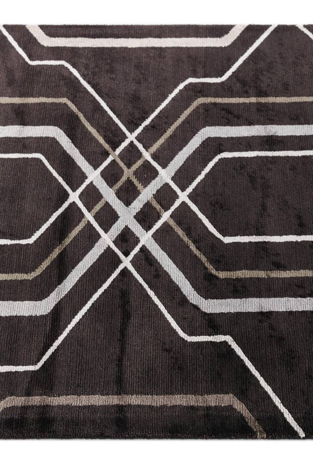 Detail image of 2' 8 x 9' 11 Hand Knotted Darya Wool Runner Rug