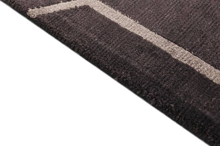 Detail image of 2' 8 x 9' 11 Hand Knotted Darya Wool Runner Rug