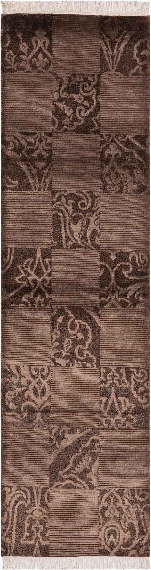2' 9 x 10' 4  Hand Knotted Darya Wool Runner Rug