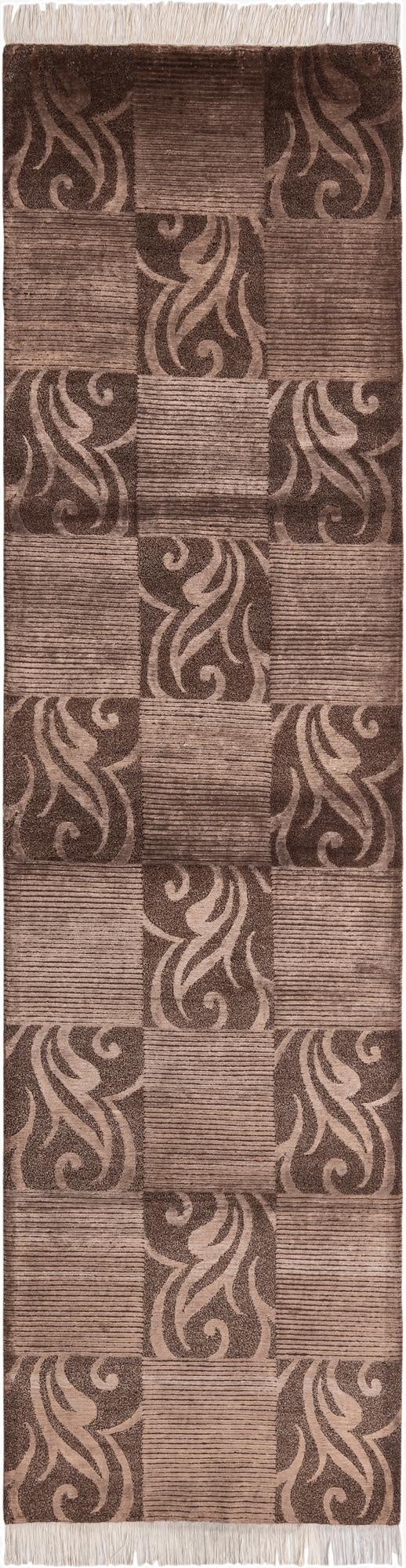 2' 9 x 10' 3  Hand Knotted Darya Wool Runner Rug