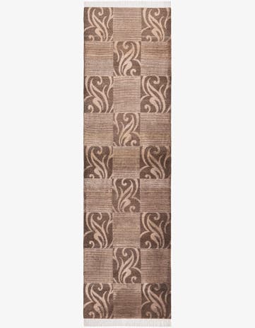 2' 9 x 9' 6 Hand Knotted Darya Wool Runner Rug