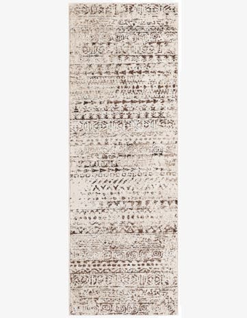 Chocolate Brown Hermitage Runner Rug