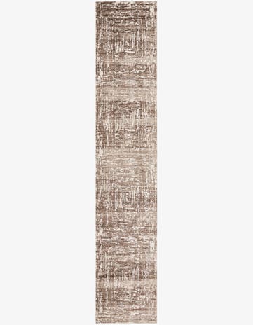 Chocolate Brown Hermitage Runner Rug