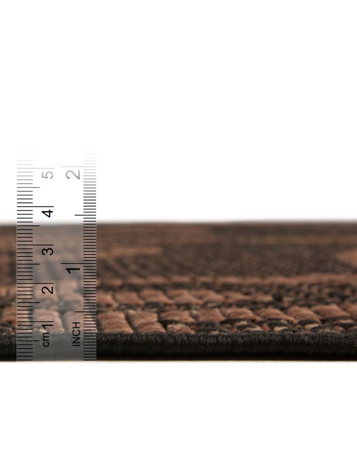 Detail image of 2' x 6' Easy-Clean Botanical Indoor / Outdoor Runner Rug