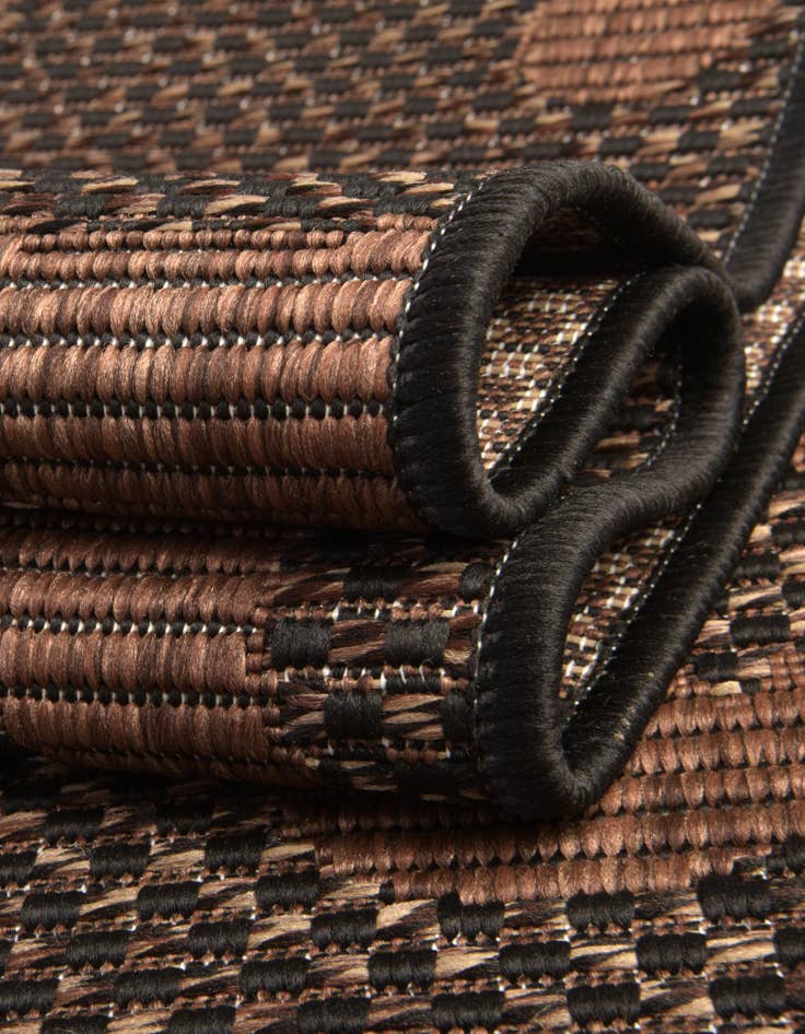 Detail image of 2' x 6'  Washable Botanical Indoor / Outdoor Runner Rug