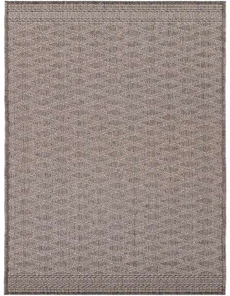 2' 7 x 12' Easy-Clean Trellis Indoor / Outdoor Runner Rug