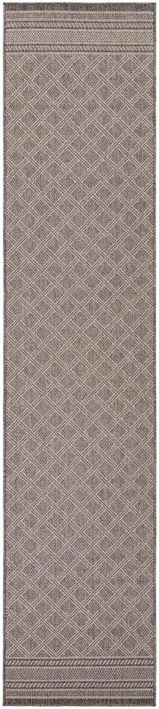 2' 7 x 12' Easy-Clean Trellis Indoor / Outdoor Runner Rug