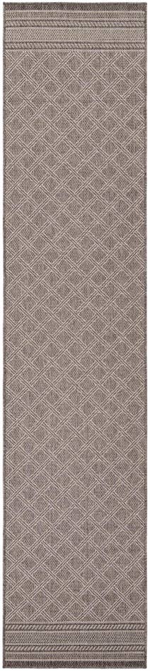 Detail image of 2' 7 x 12' Easy-Clean Trellis Indoor / Outdoor Runner Rug