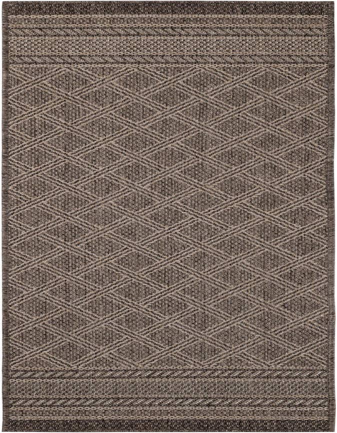 Detail image of 2' x 6' 1 Easy-Clean Trellis Indoor / Outdoor Runner Rug
