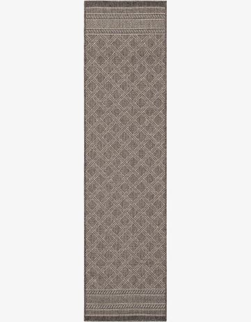 2' x 8' Easy-Clean Trellis Indoor / Outdoor Runner Rug