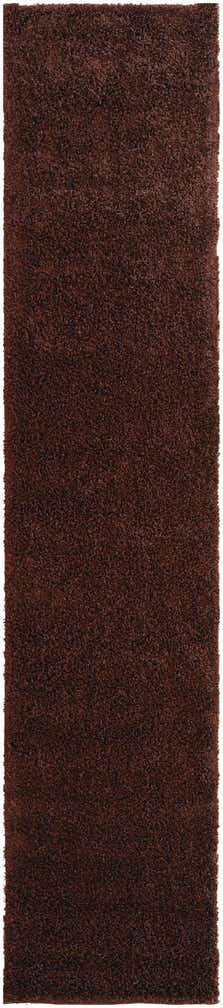 2' 7 x 12' Solid Shag Runner Rug