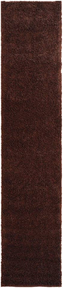 Detail image of 2' 7 x 12' Solid Shag Runner Rug