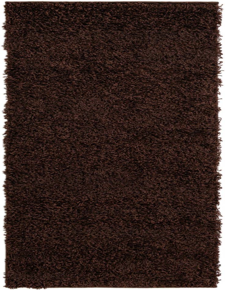 Detail image of 2' x 5' Solid Shag Runner Rug