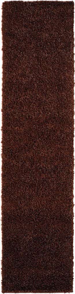 2' x 8' Solid Shag Runner Rug