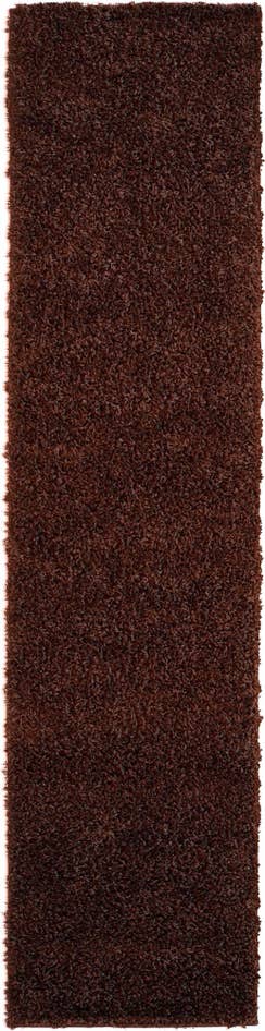 Detail image of 2' x 8' Solid Shag Runner Rug