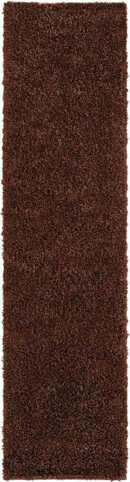 Detail image of 2' x 8' Solid Shag Runner Rug