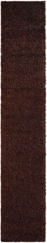 2' 7 x 14' Solid Shag Runner Rug