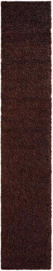 Detail image of 2' 7 x 14' Solid Shag Runner Rug