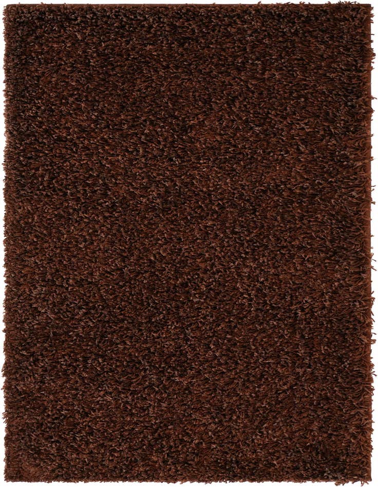 Detail image of 2' x 4' Solid Shag Runner Rug
