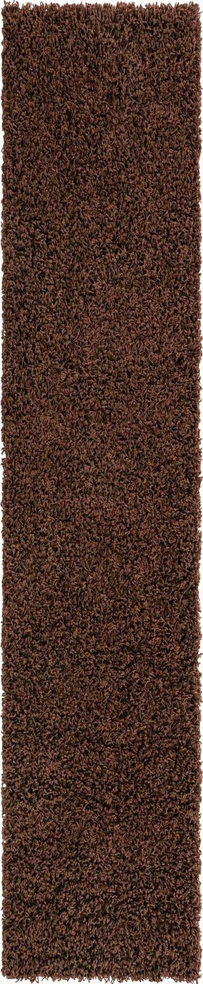 Primary image 80cm x 400cm Solid Shag Runner Rug