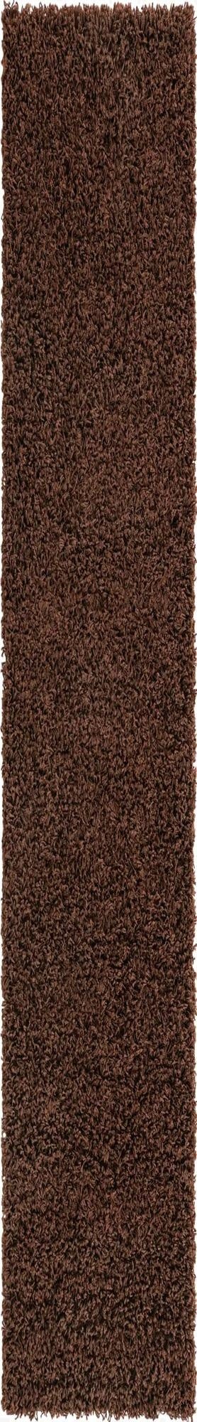 80cm x 600cm Solid Shag Runner Rug