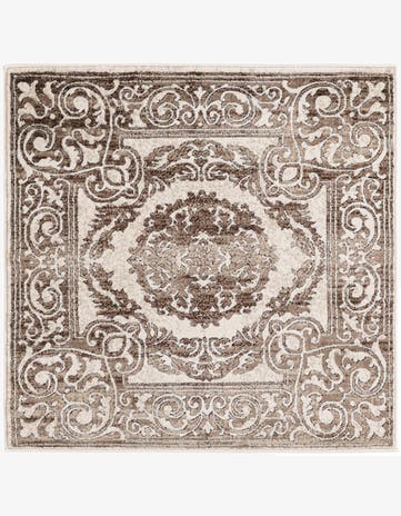 3' 3 x 3' 3 Hermitage Square Rug
