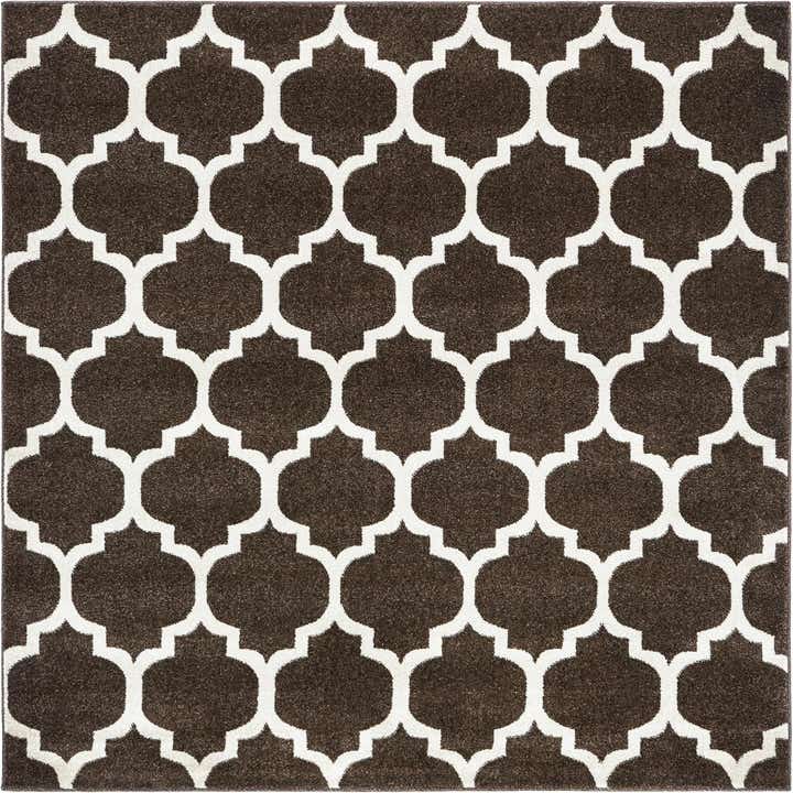 6' x 6' Lattice Square Rug