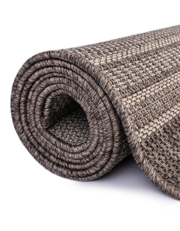 Detail image of 5' 1 x 5' 1  Washable Trellis Indoor / Outdoor Square Rug