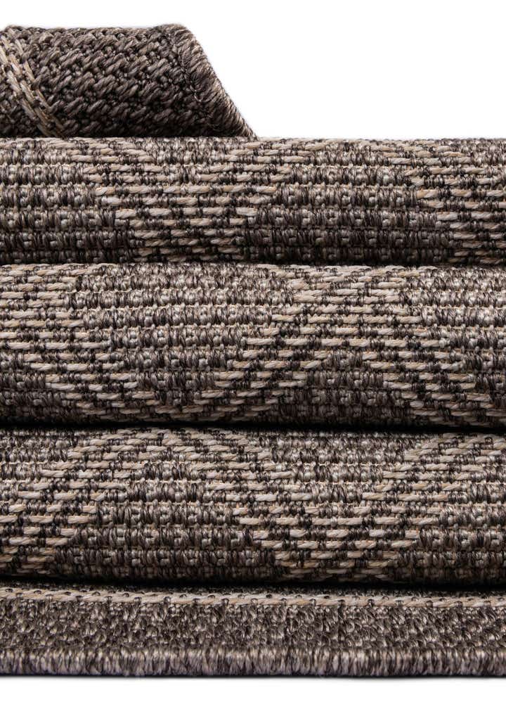 5' 1 x 5' 1 Easy-Clean Trellis Indoor / Outdoor Square Rug