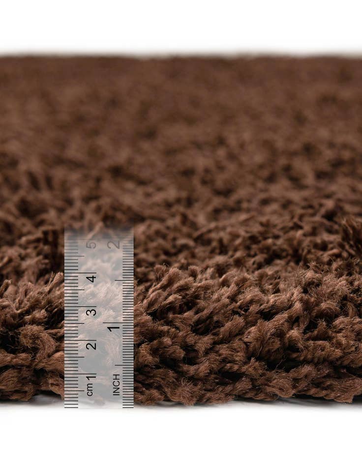 Detail image of 7' 10 x 7' 10 Solid Shag Square Rug