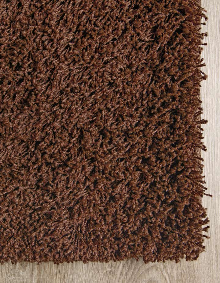 3' x 3' Solid Shag Square Rug