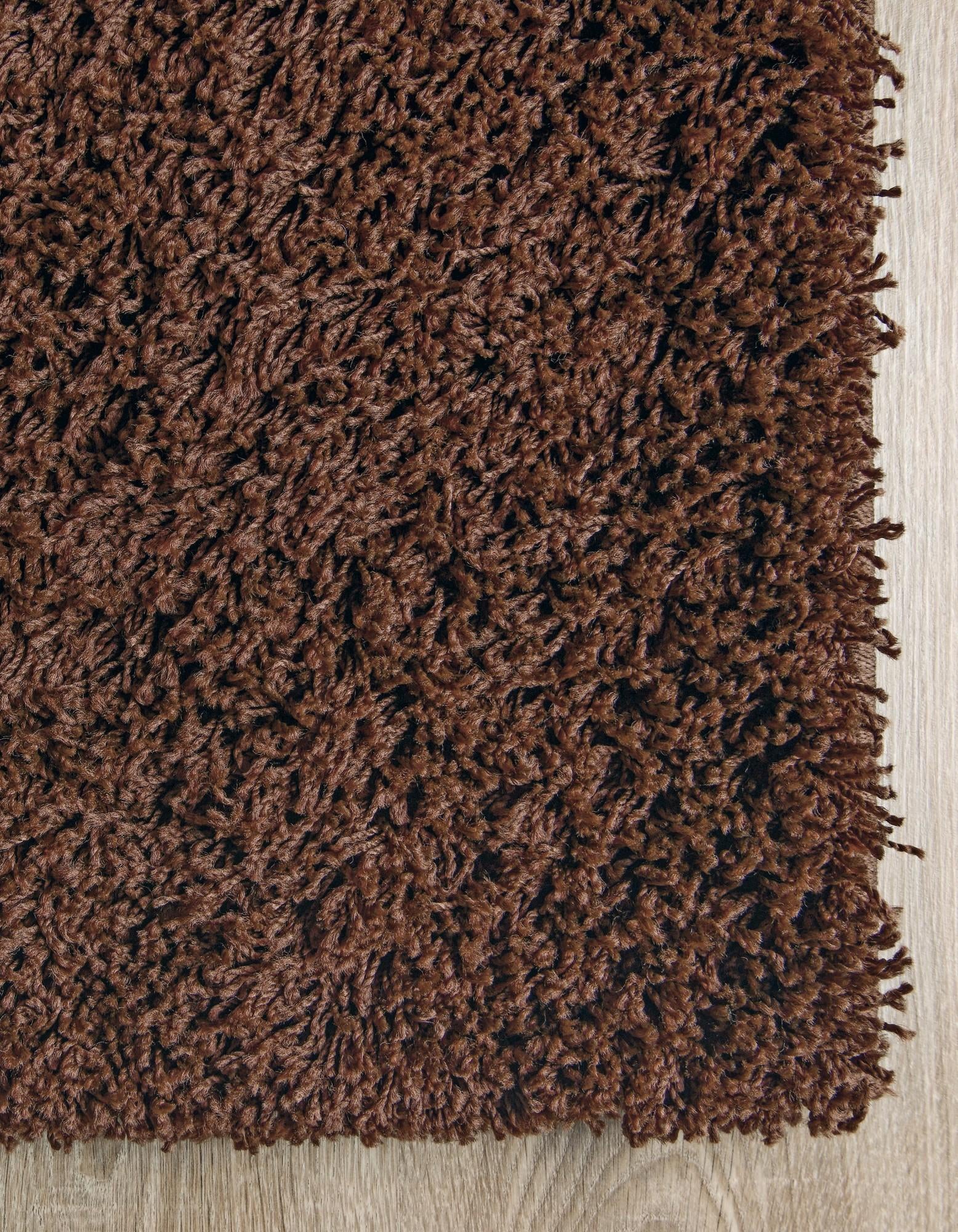 3' x 3' Solid Shag Square Rug