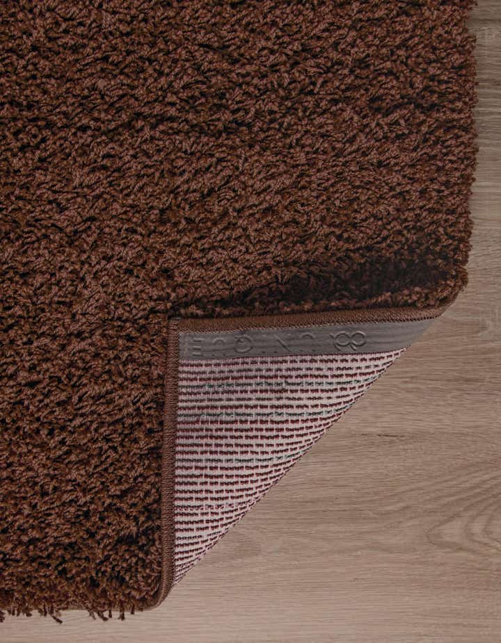 5' x 5' Solid Shag Square Rug