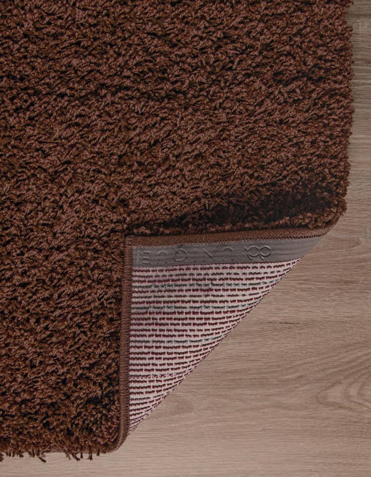 Detail image of 5' x 5' Solid Shag Square Rug