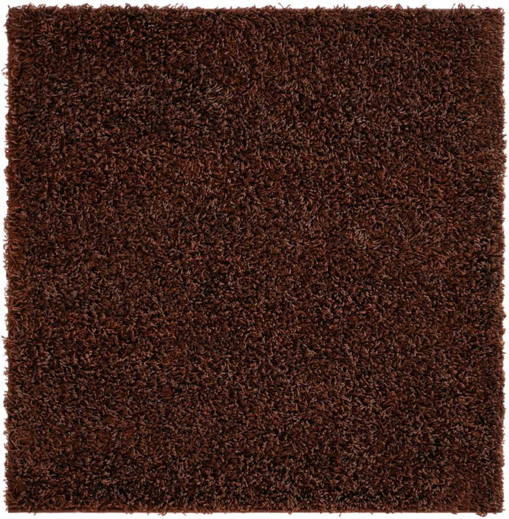 Detail image of 3' x 3' Solid Shag Square Rug