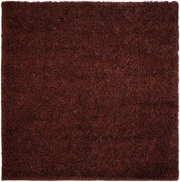 Detail image of 5' x 5' Solid Shag Square Rug