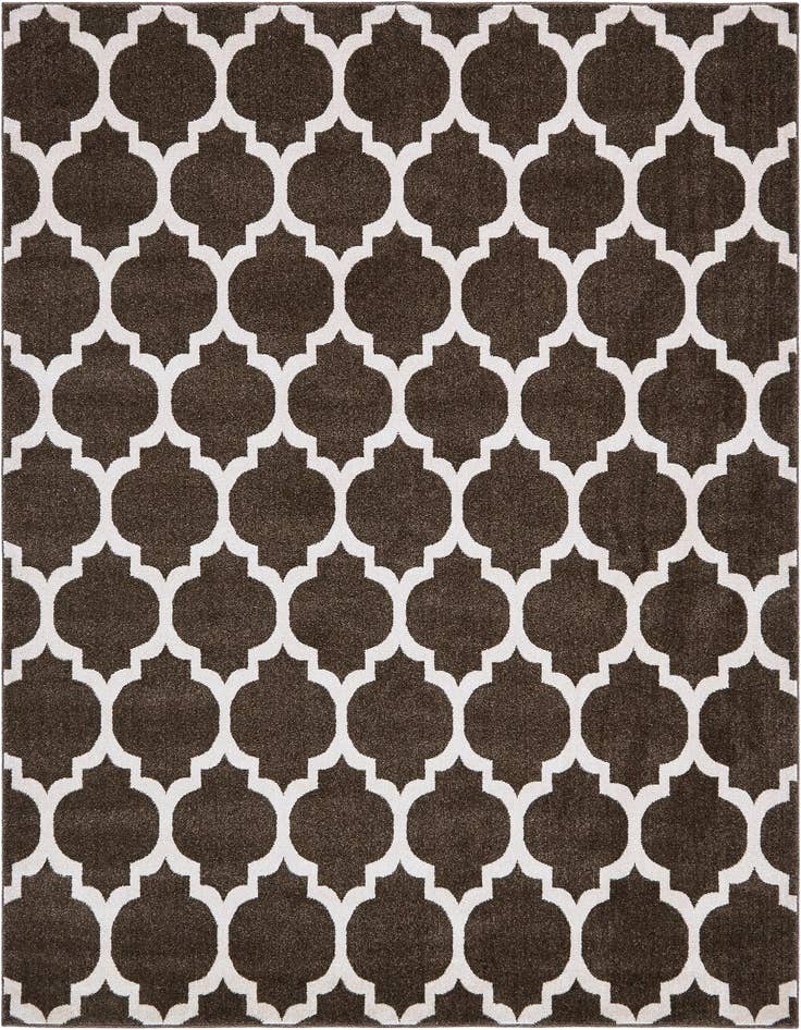 Detail image of 7' 10 x 7' 10 Trellis Square Rug