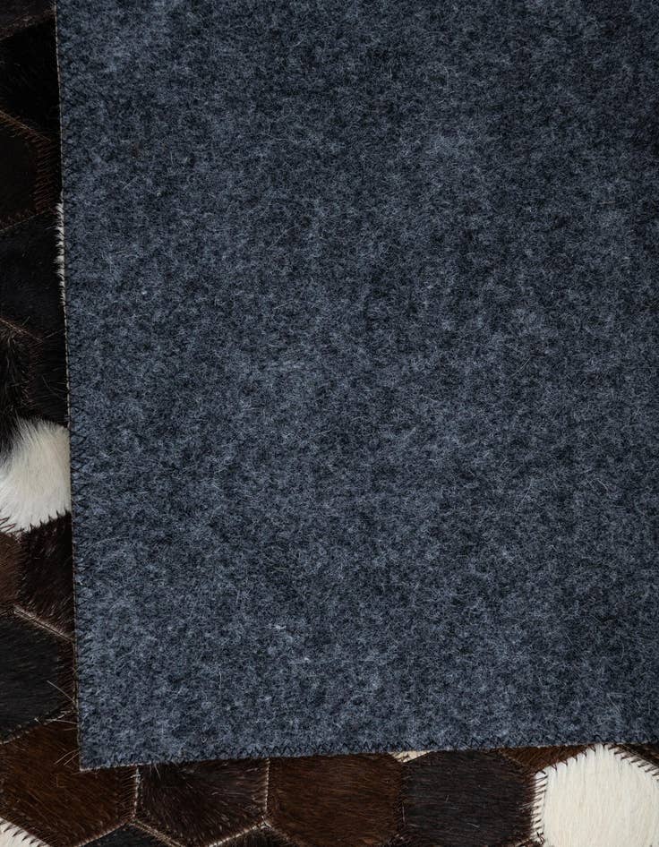 Detail image of 5' x 7' 10 Cowhide Leather Rug