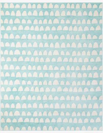 Clear Blue Whimsy Kids Rug