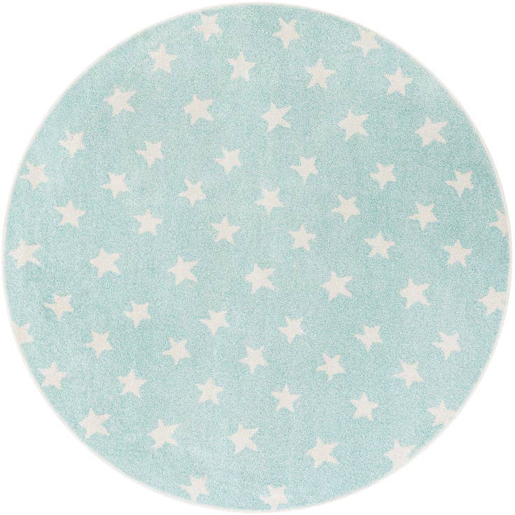 Detail image of 6' x 6' Whimsy Kids Round Rug