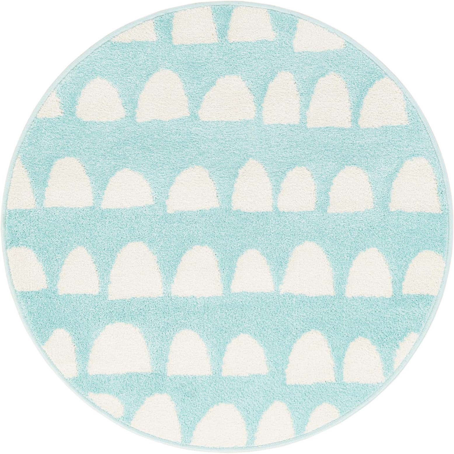 3' 3 x 3' 3 Whimsy Kids Round Rug