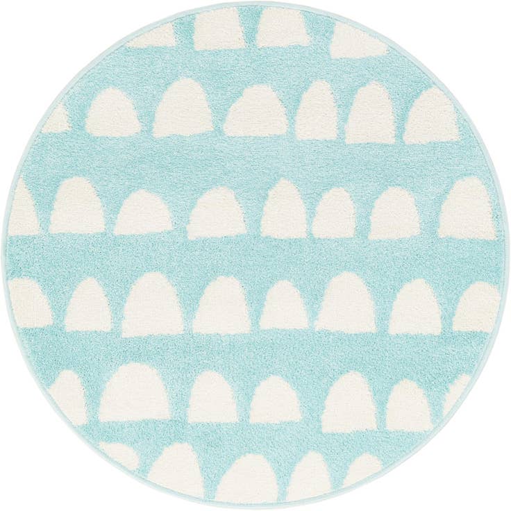 Detail image of 3' 3 x 3' 3 Whimsy Kids Round Rug