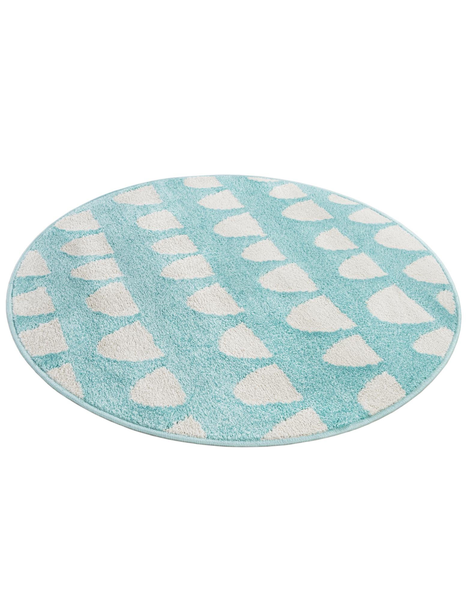 3' 3 x 3' 3 Whimsy Kids Round Rug