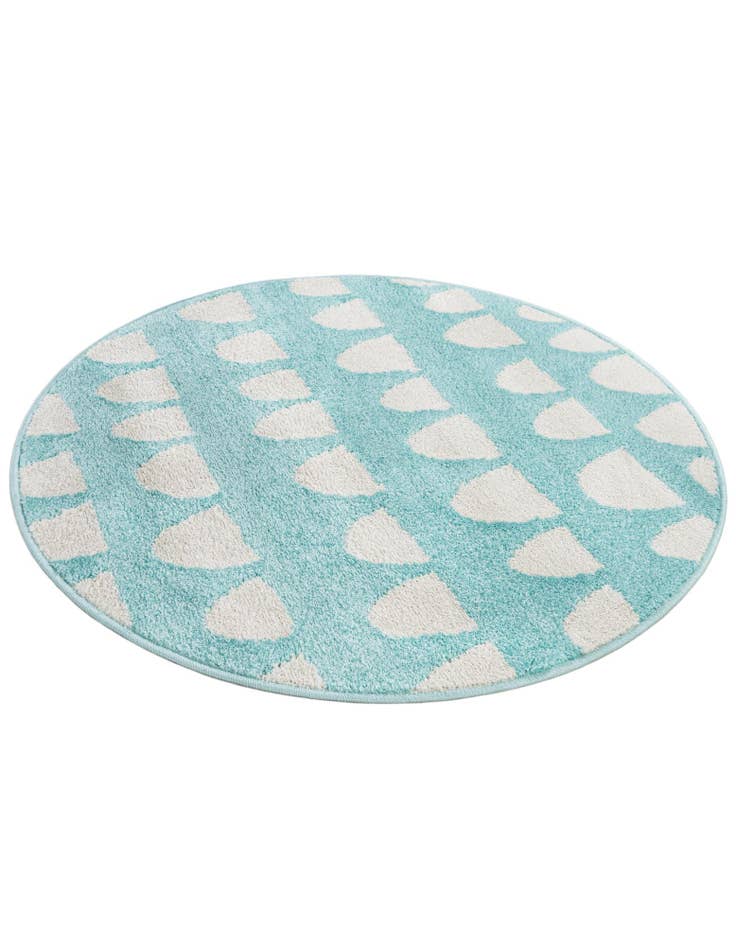 Detail image of 3' 3 x 3' 3 Whimsy Kids Round Rug